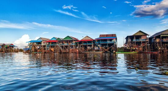 Tonle Sap Lake Cambodia Floati